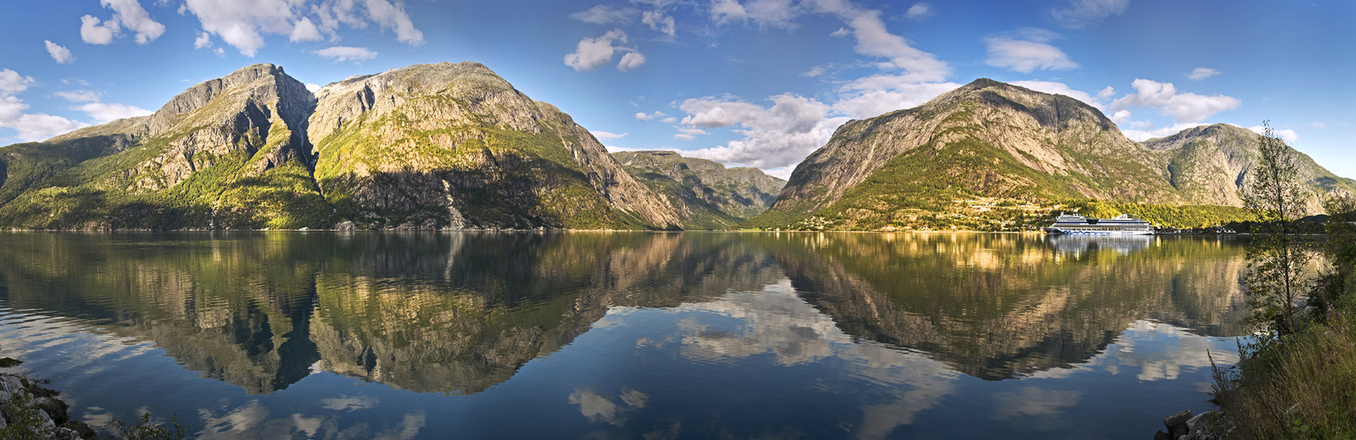 Norwegen - Eidfjord mit Aida
